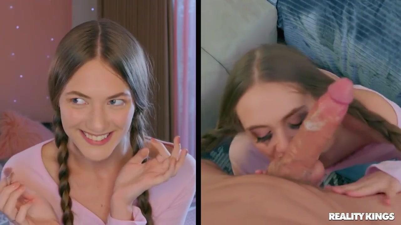 Samantha Hayes - Pigtailed Vlogger Facefucked Hard Multipov