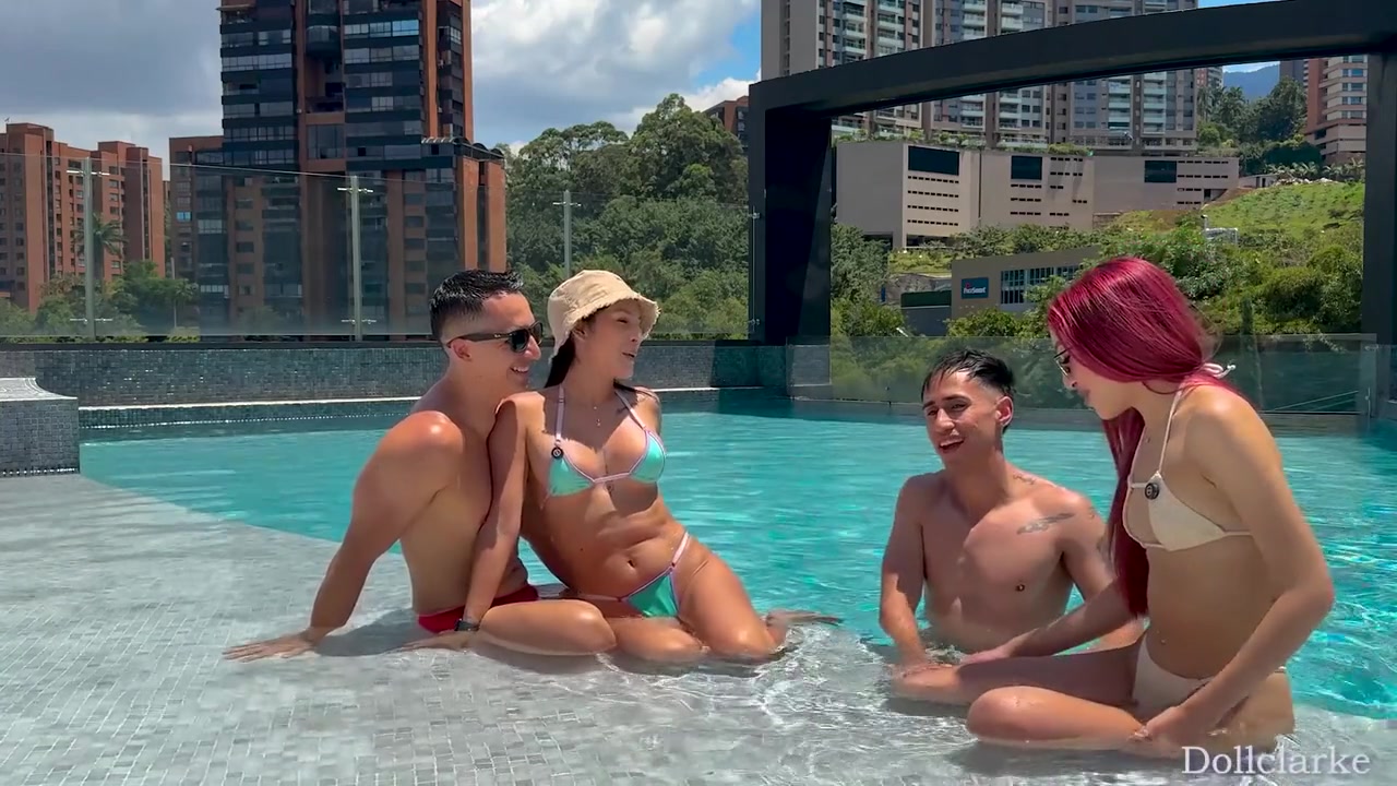 Amateur Swinger Hot Couples Have Sex In Medellin Colombia