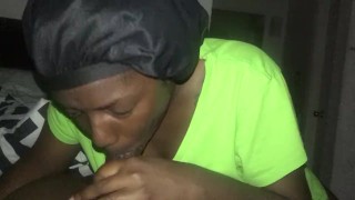 Chocolate Ebony Blowjob
