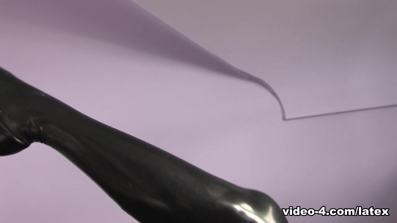 Sarah Arnold in Black Dress and Stockings - LatexHeavenVideo
