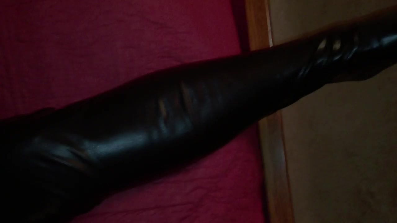 Studded Bliss, Rubber Leggings & Cum Pt1 - BustyBliss