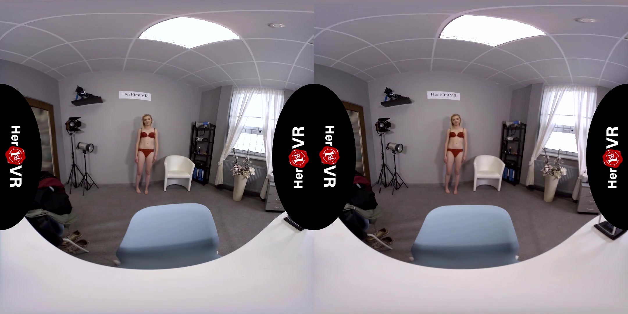 Tyna Gold - First VR Casting - SexLikeReal