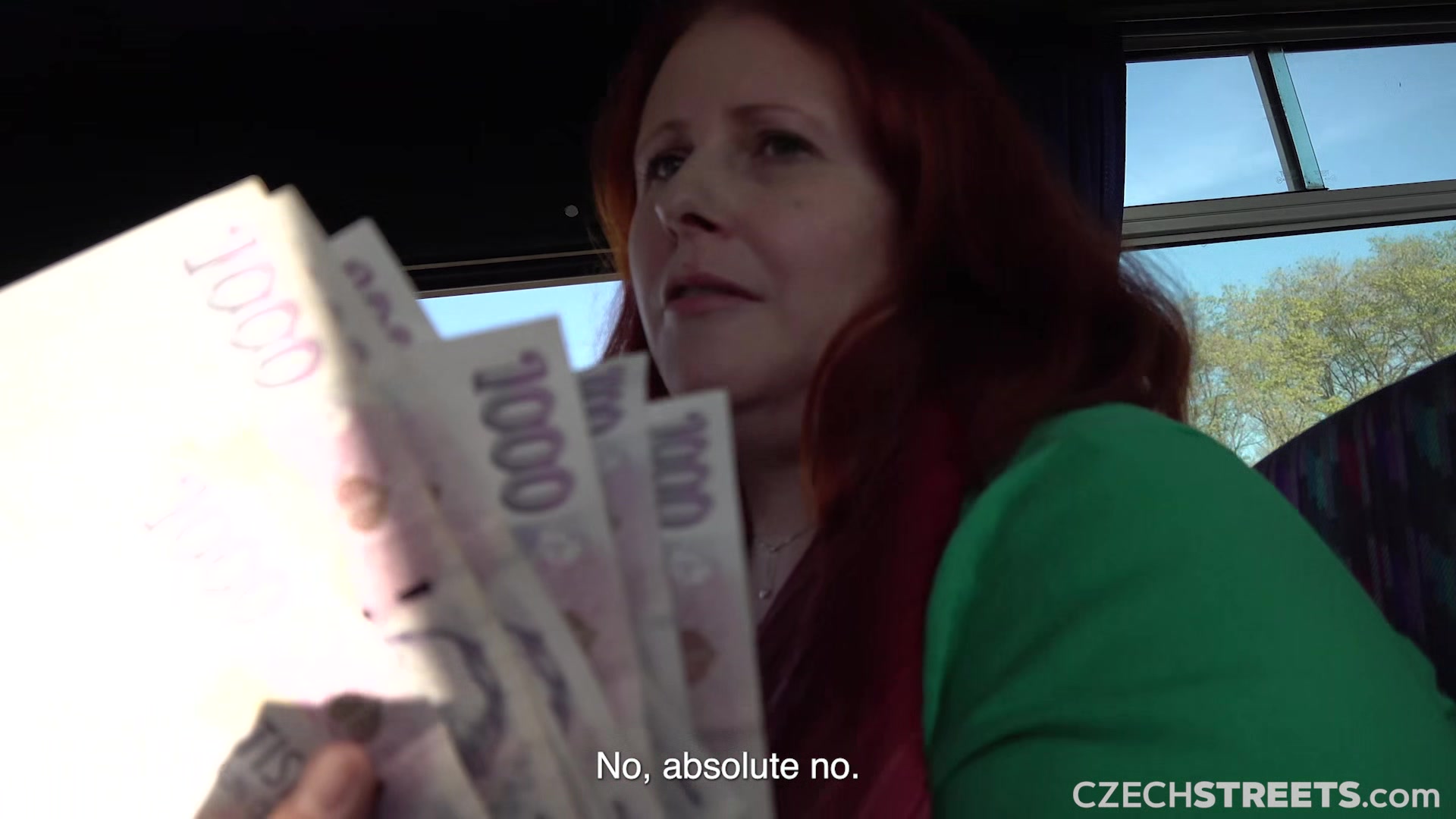 CzechStreets - Luxurious MILF fucked in a public bus