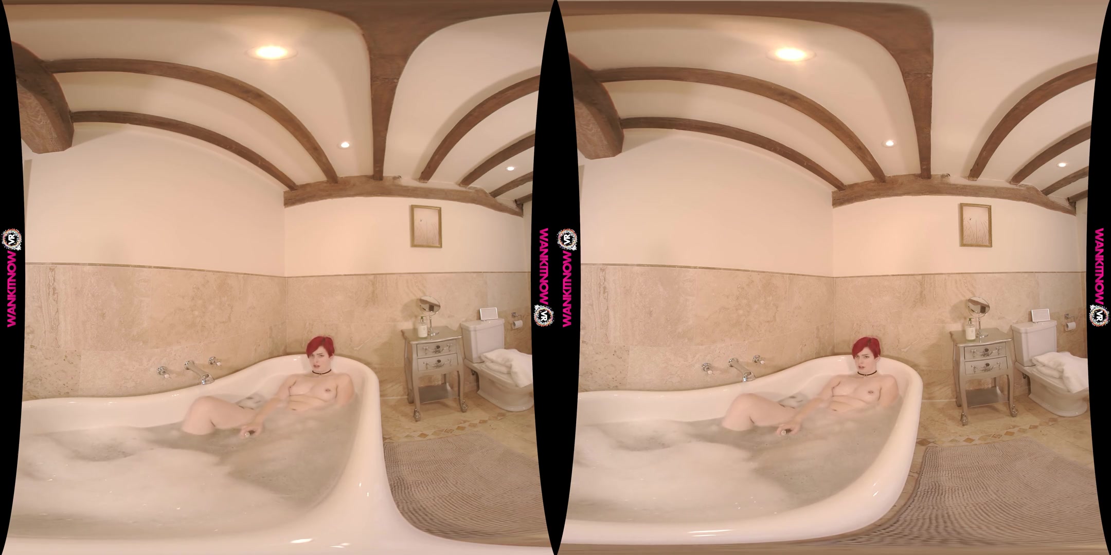 Bath time Submissive - Amateur Bath Fingering Solo Model