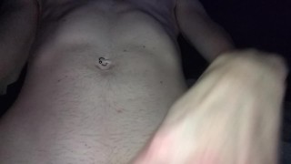 Hot muscle twink rubbing cock early in the morning big dick