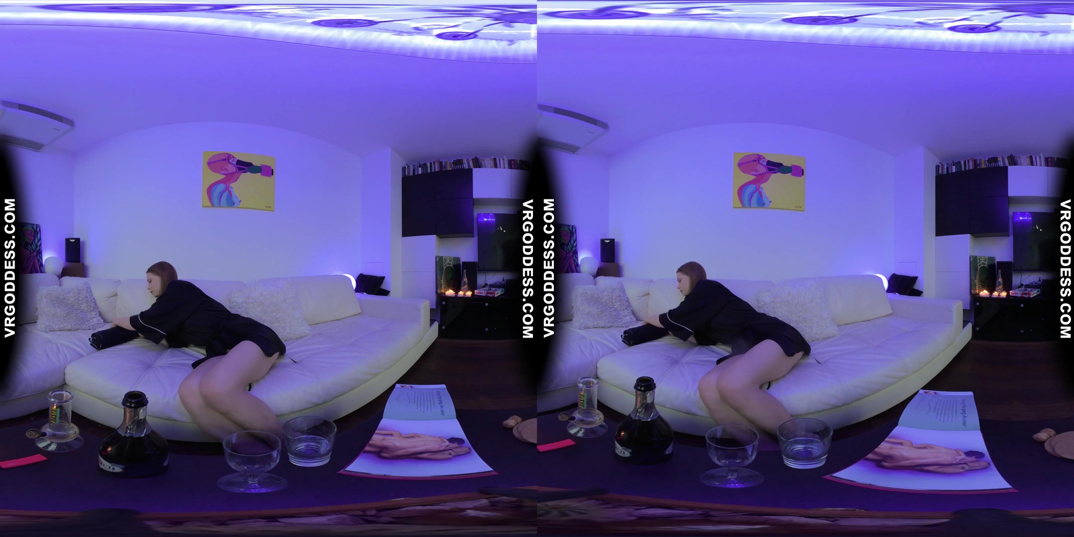 Pretty Young Lolly Aesthetically Chilling Out Smoking Mary Jane And Masturbating To Relieve Stress