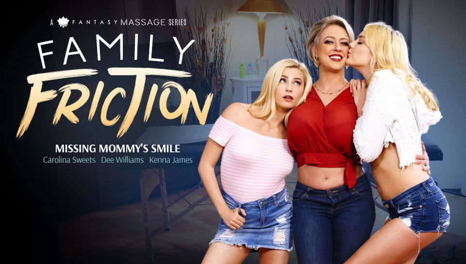 Carolina Sweets & Dee Williams & Kenna James in Family Friction 4: Missing Step mommy's Smile, Scene #01 - FantasyMassage