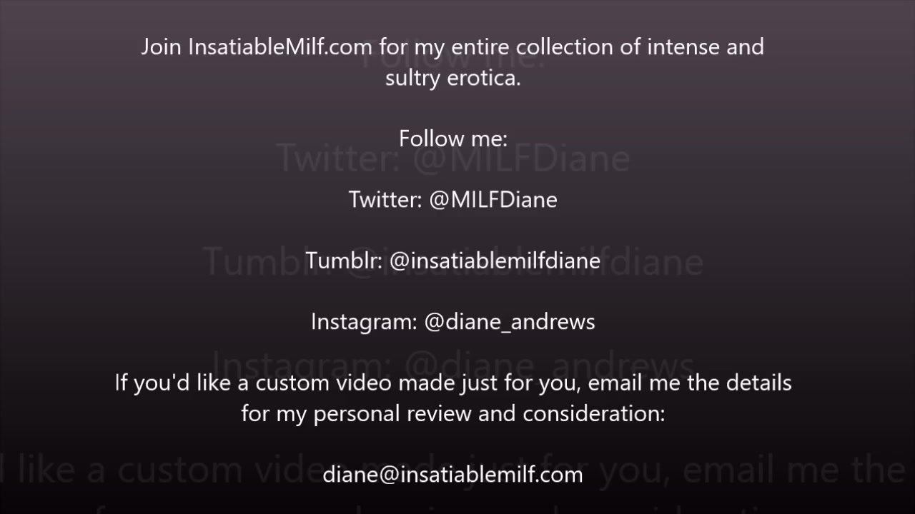 Make A Porn With Me By Diane Andrews Milf Taboo Fantasy Pov Sex