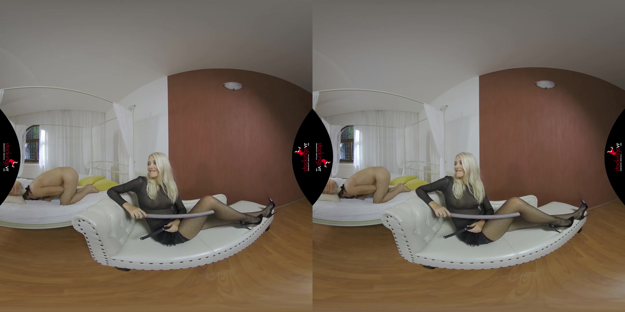 Hit Me With Your Best Shot - Submissive Guy BDSM Spanking from a Sexy Blonde