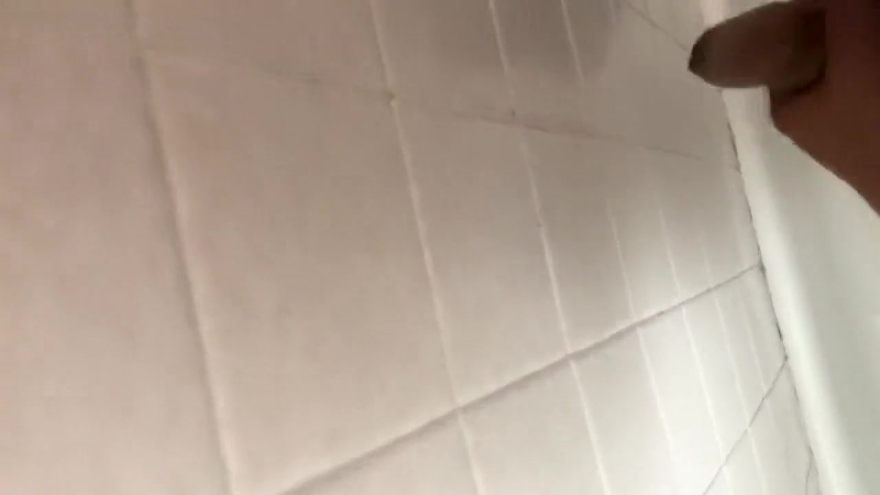 Busting a load of cum in the shower