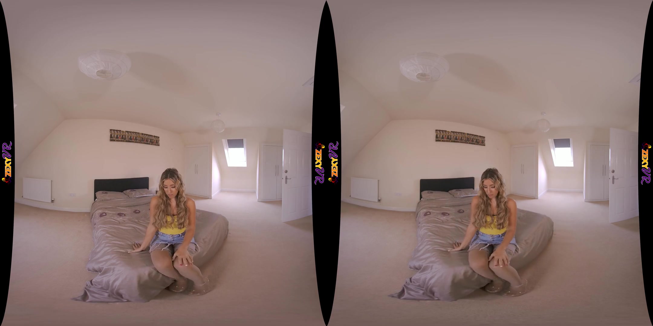 Bedroom Secrets - Big Tits Blonde Stripping - SexLikeReal