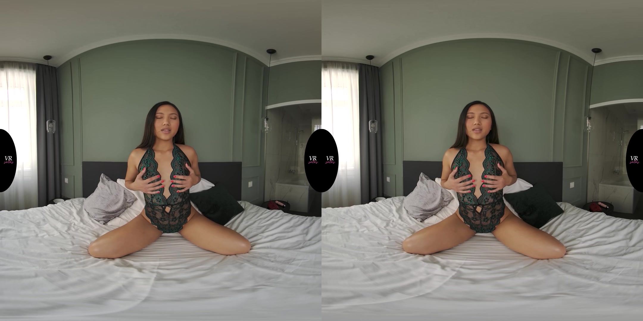 Asian Babe May Thai Loves To Masturbate In Front Of You - VRsolos