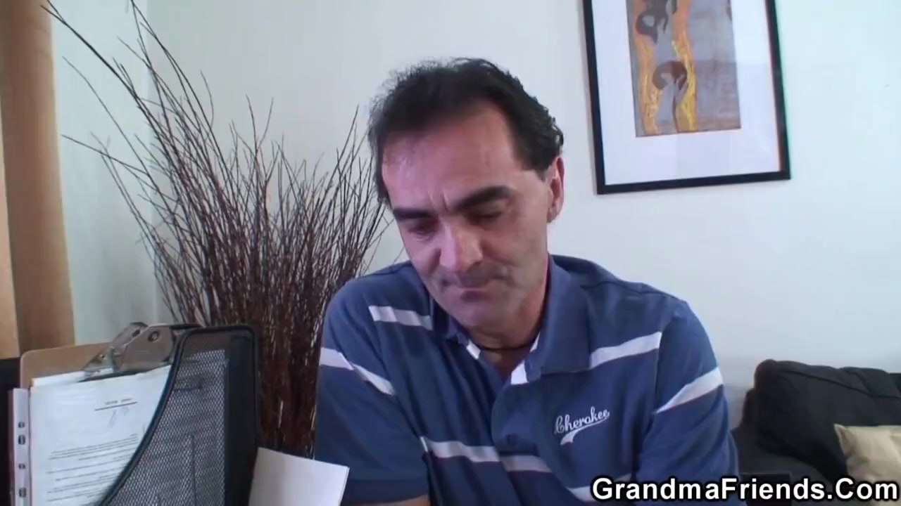 Busty Office Granny Granny Double Penetration