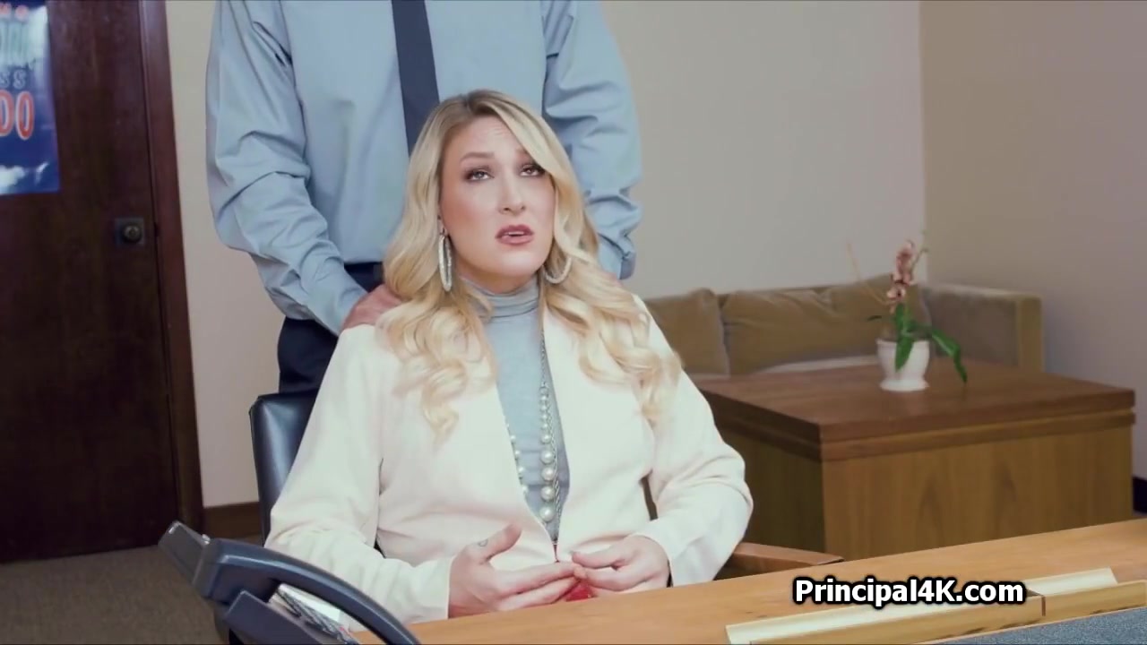 Blonde Milf Fucked On Principals Office Desk