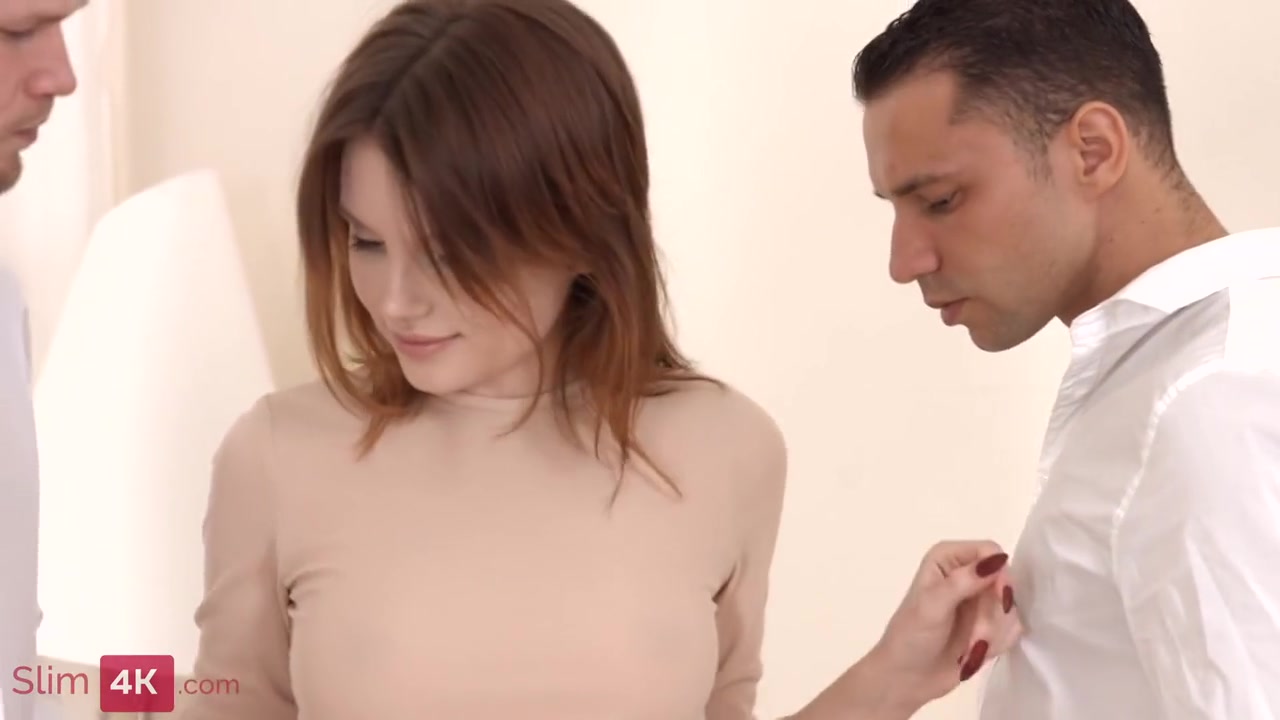 Cute teen 18+ Uses Vibrator Before Mmf Threesome