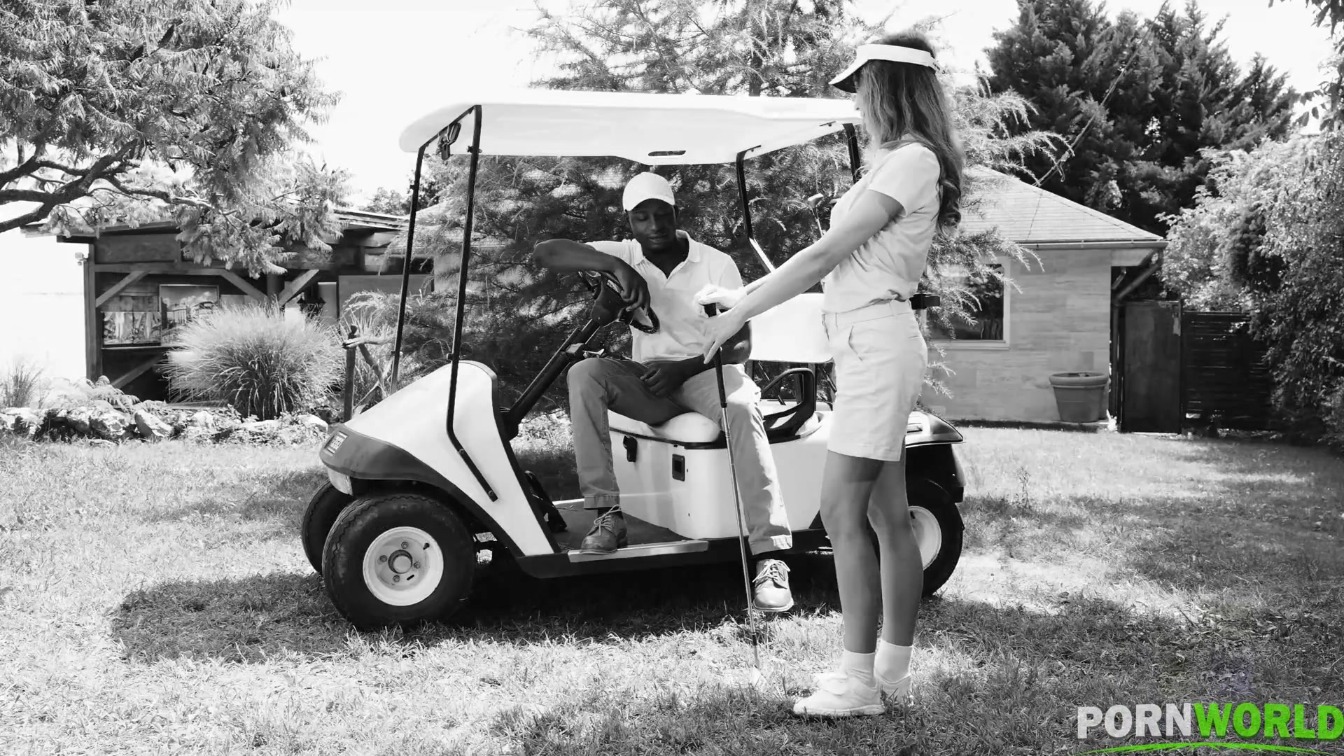 Hole in 1: Gold Coach Uses his Big Black Driver to Make Francys Belle Squirt Hard GP2019 - PornWorld