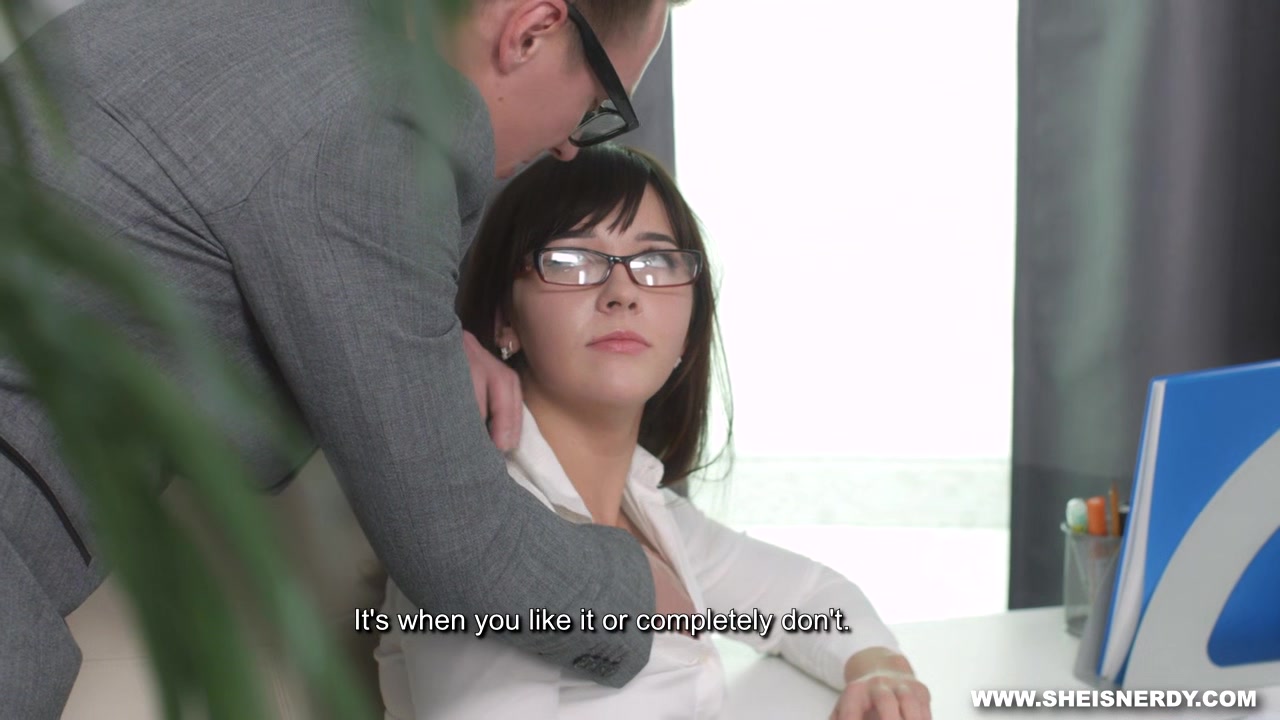 She Is Nerdy - Katty Blessed - Hard slurping fuck for an A