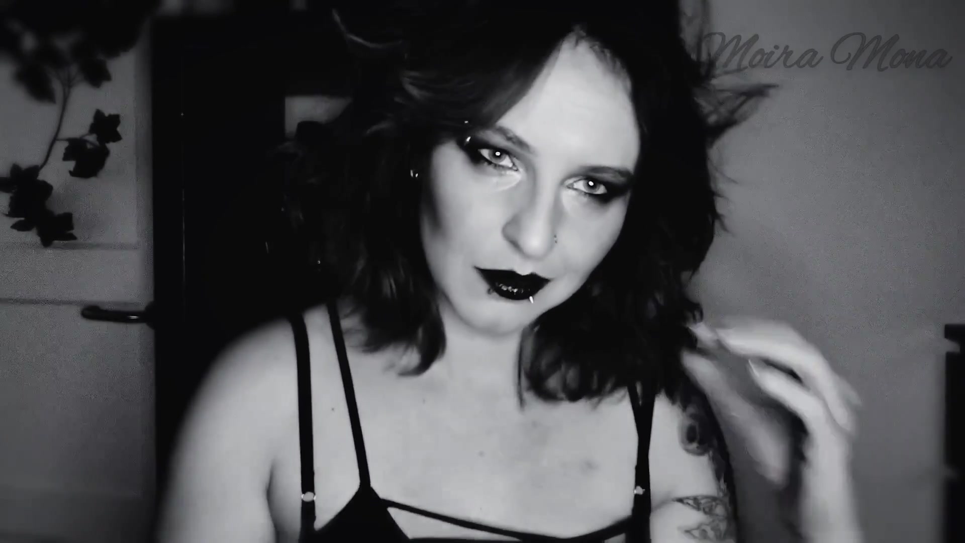 Evil Queen With Dark Lipstick