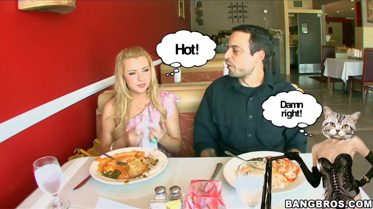 Pale blonde babe Lexi Belle has fun with her boy