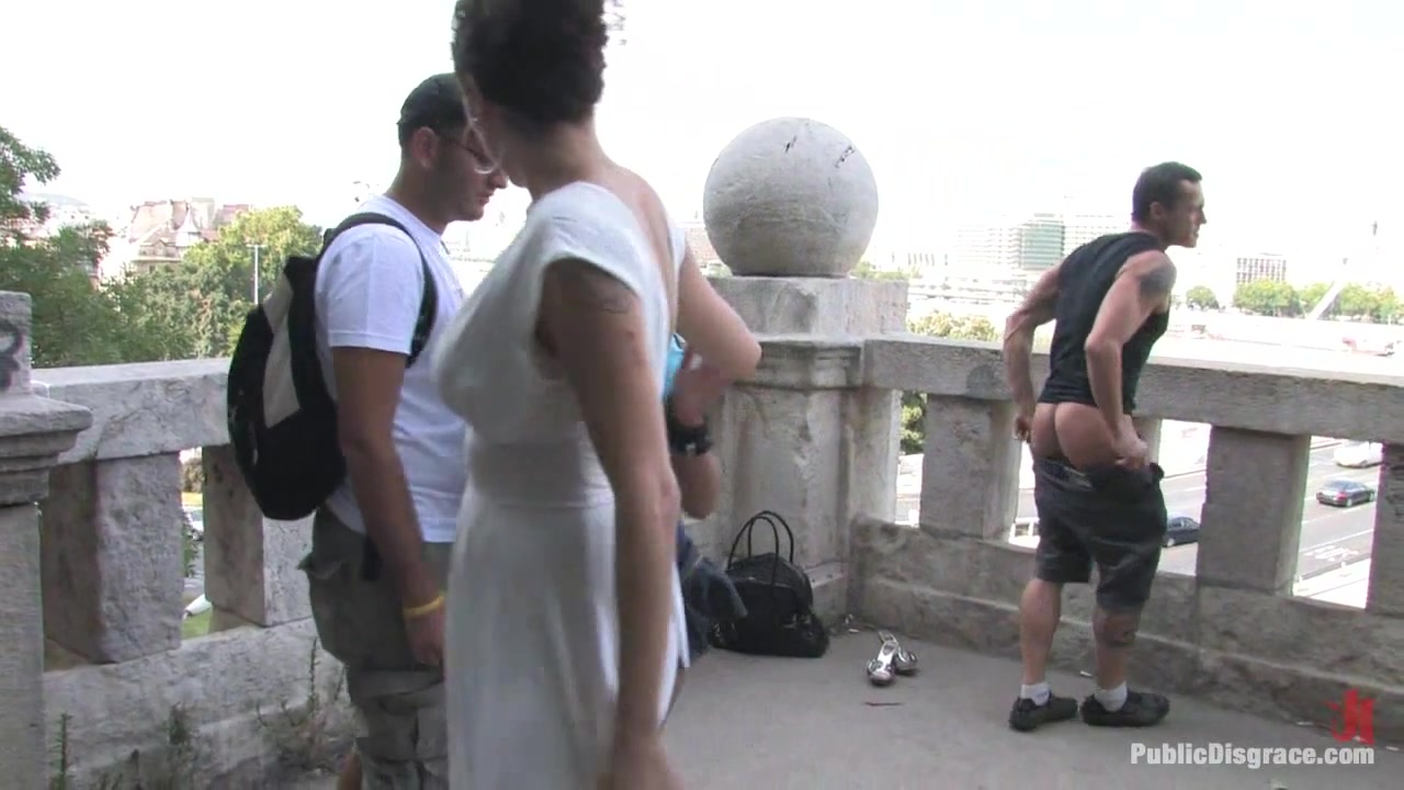 Best Of Europe: Big Natural Tits Tied In Public - PublicDisgrace