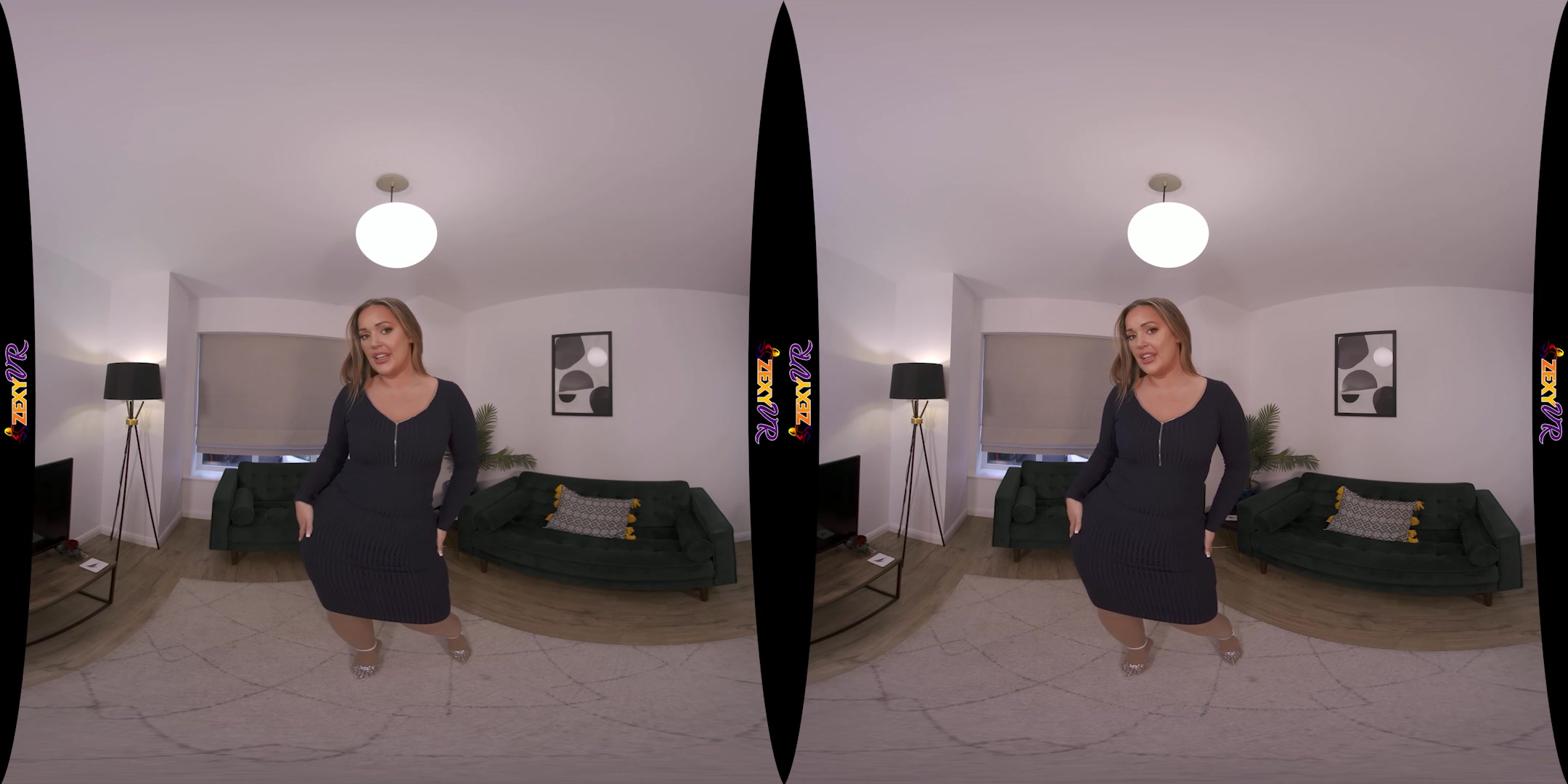 Cute & Curvy featuring Frankie L - ZexyVR