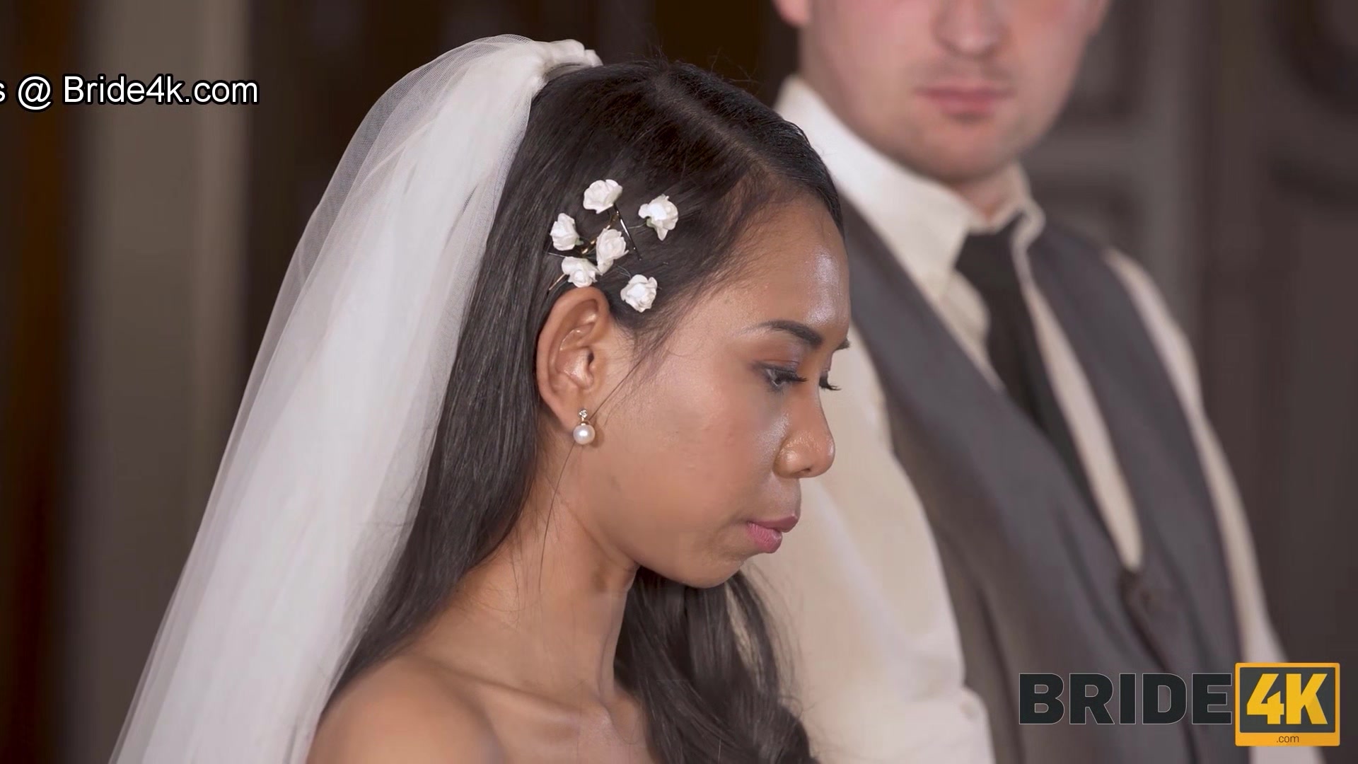 BRIDE4K. Small cheap wedding turns into public fucking action of the brides