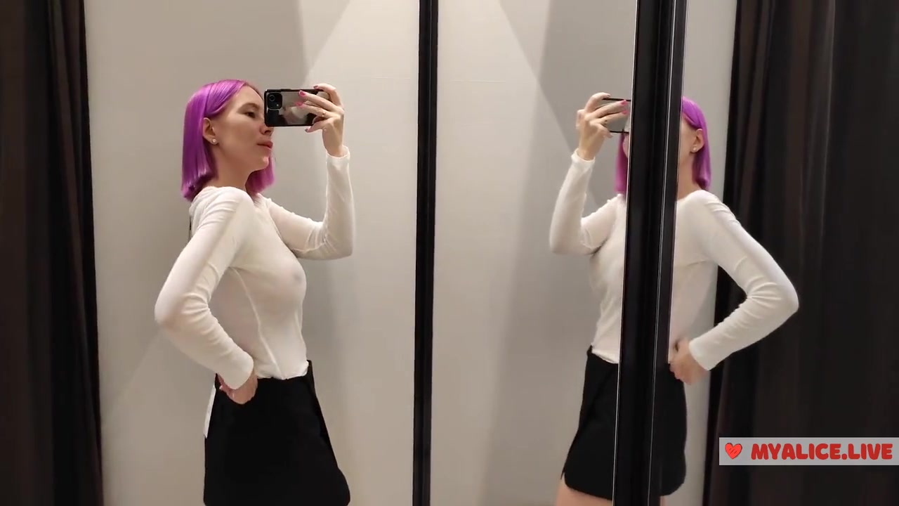 Try On Haul Transparent Clothes In The Busty Blonde Tries On A Transparent Blouse In Only Panties