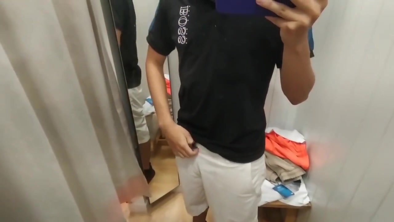 I Follow An Unknown Girl In The Clothing Store And She Sucks My Dick In The Fitting Rooms