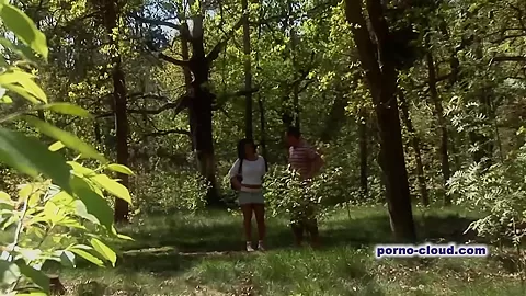 Outdoor cum into my stepsister