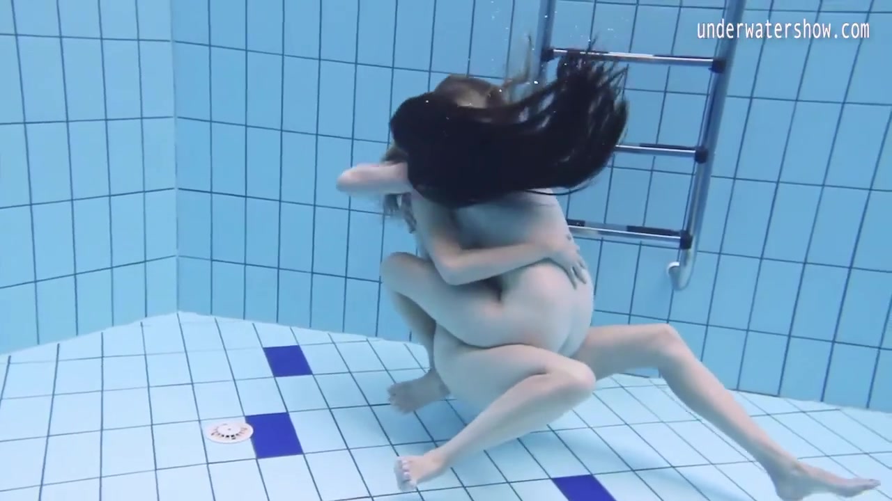 Lesbian Babes In The Pool And Redhead On Tenerife