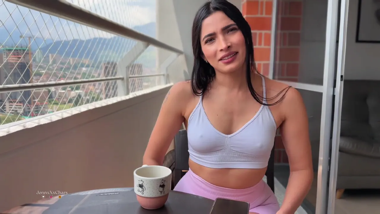 My New Neighbor Turned Out To Be Jenn Pinzon; She Has A Huge Butt !