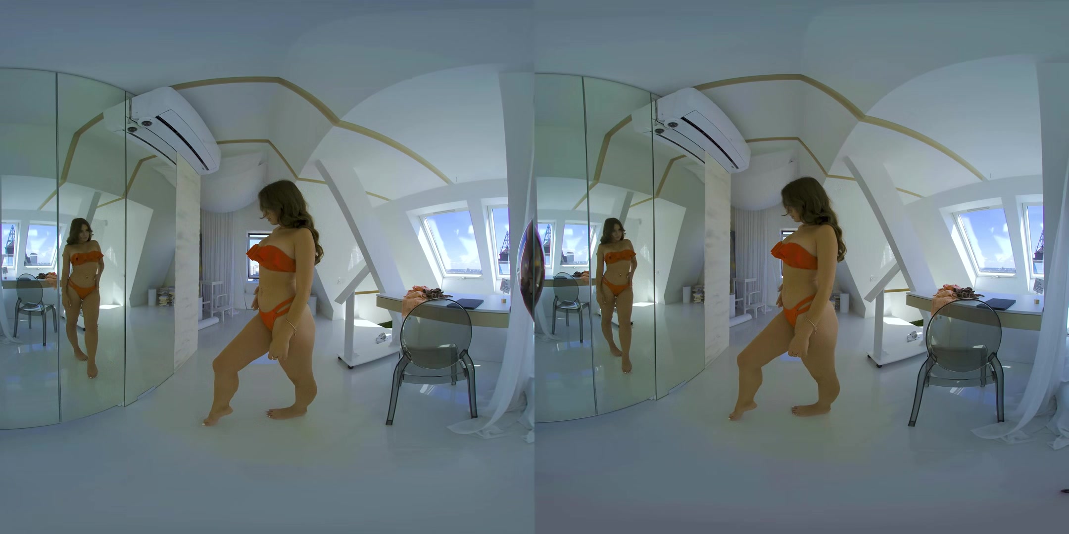 Olena's Striptease In The White Clouds - Vrsun