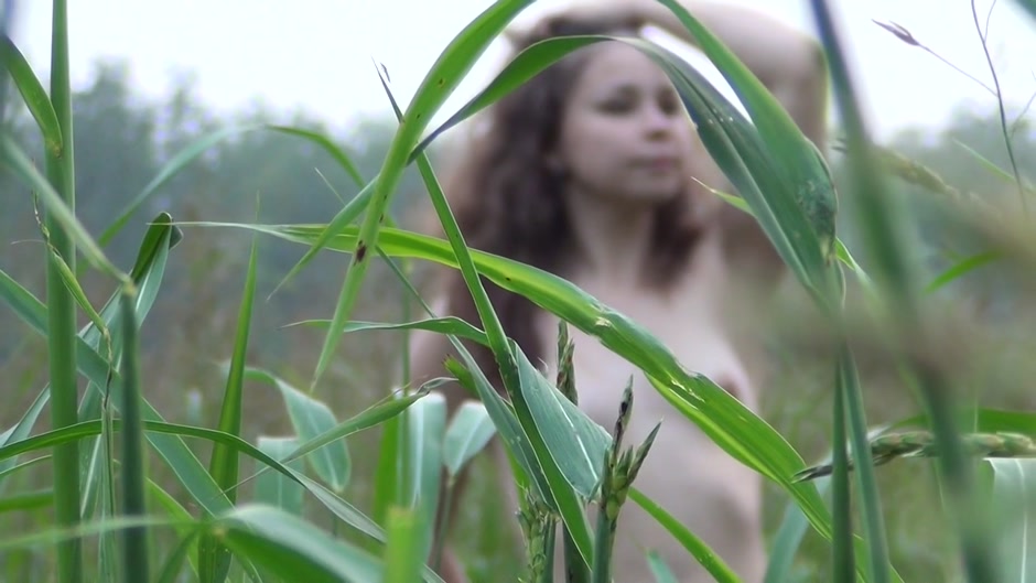 Amateur sex video of bathroom fuck and outdoor masturbation