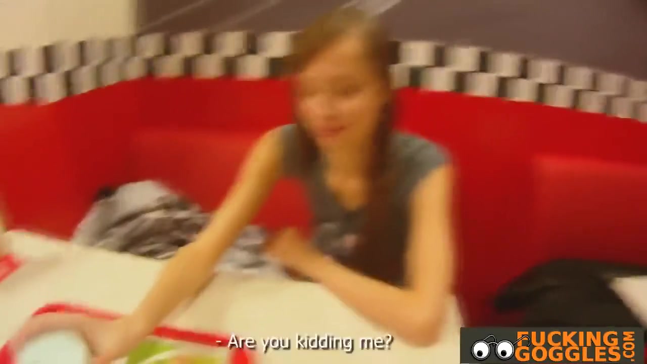 Russian teen 18+ Gives A Blowjob In A Bathroom