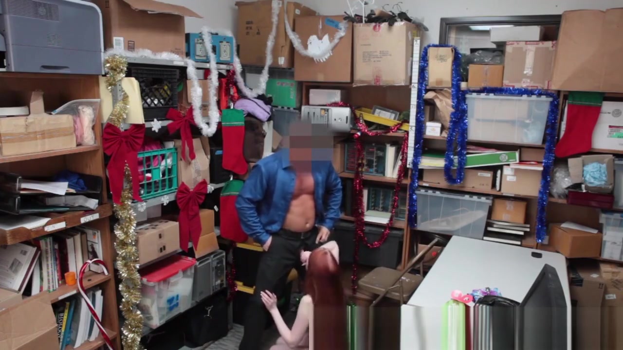 Ginger sucking shoplifter
