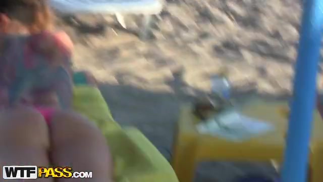 Steamy pickup fuck with a dark brown bombshell