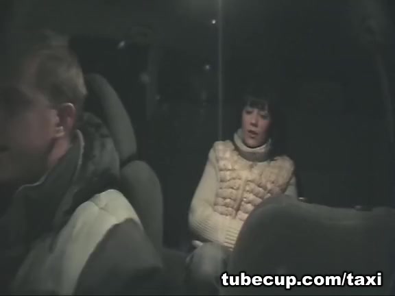 shoots girl earning money for fuck in taxi