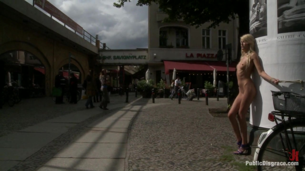 Euro Beauty Gets Tied To A Park Bench And Fucked Where Everyone Can See - PublicDisgrace