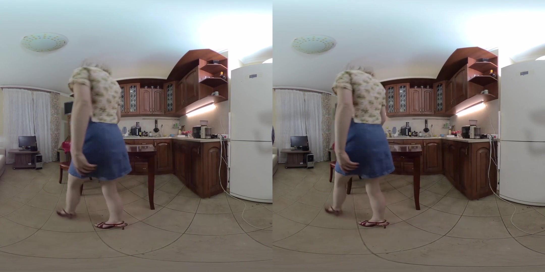Sexy Young Blonde KiraMay Plays With Fingers - Blonde Amateur Masturbating in the Kitchen