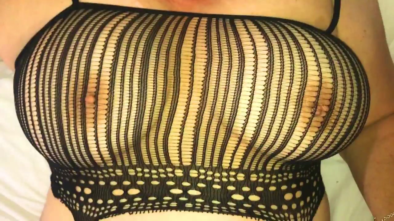 Blast Your Cum All Over My Big Tits In Mesh