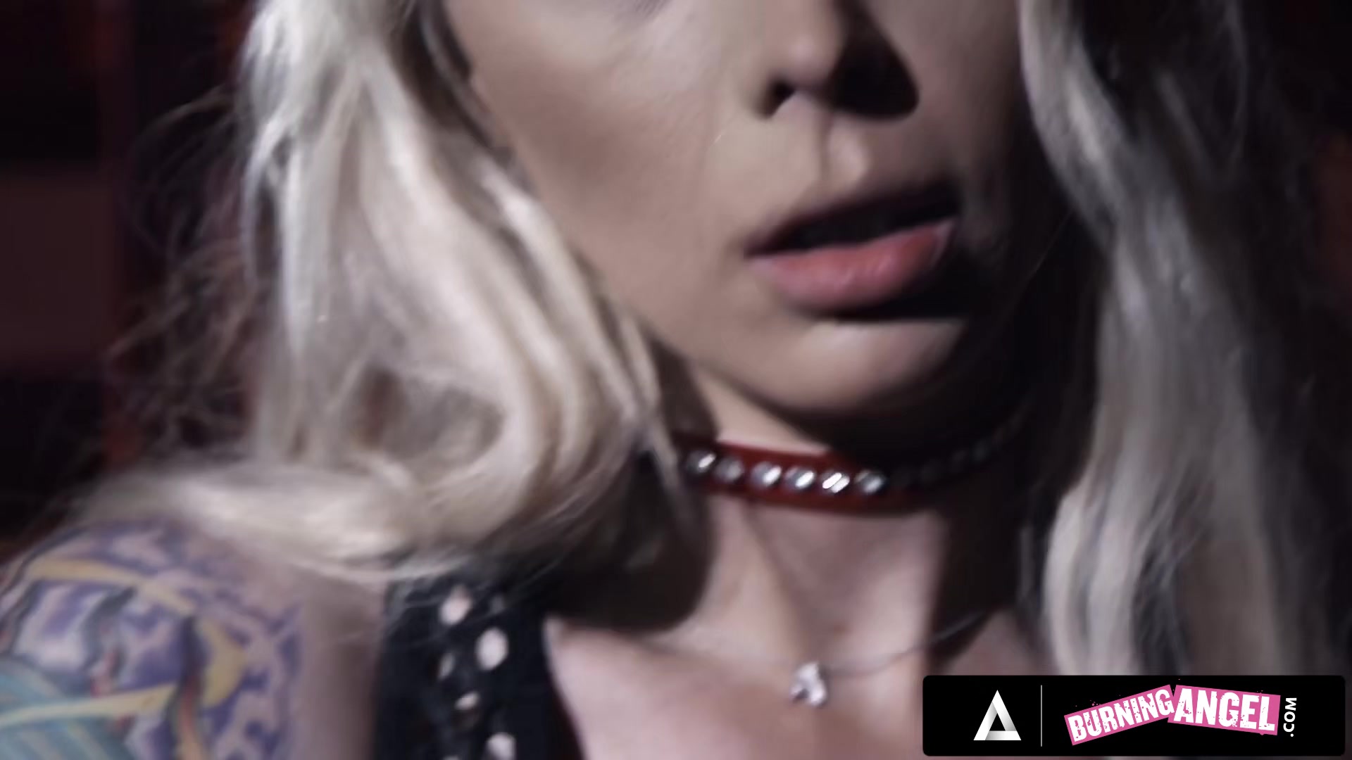 BURNING ANGEL - Hottest Goth Orgy With Two Babes, A Gorgeous Trans And A Big Cock