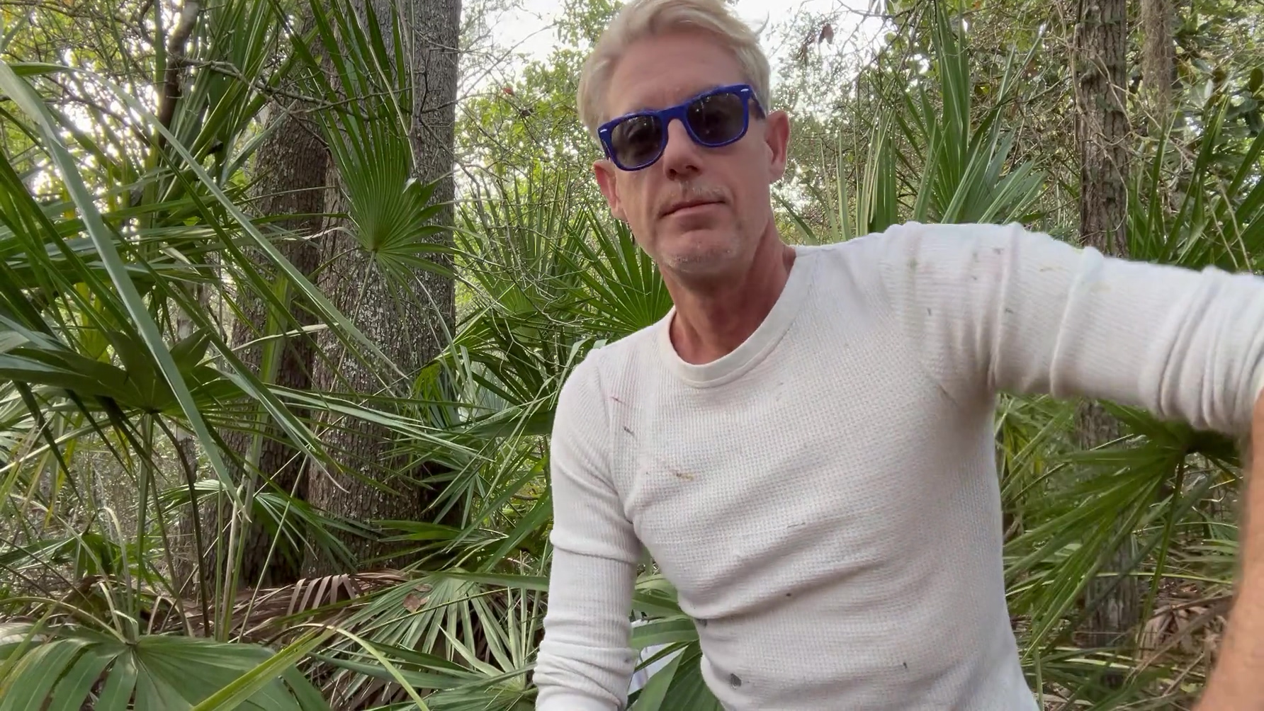 Long Underwear Jerk And Cum In The Woods