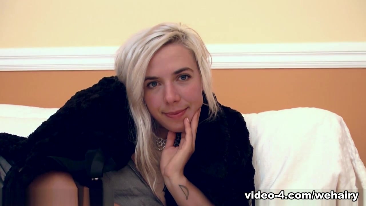 Hairy babe Cordelia dressed up interview