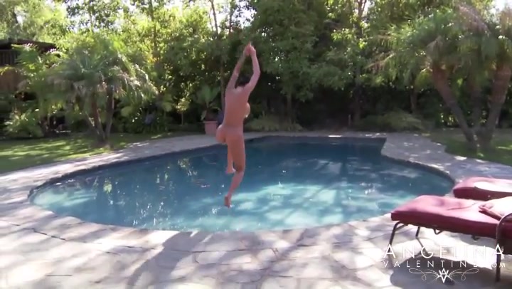 Angelina Valentine Poolside - AngelinaValentine