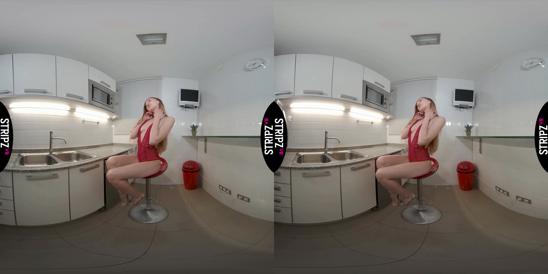 Kitchen Heat - Hot teen 18+ Solo Striptease - SexLikeReal
