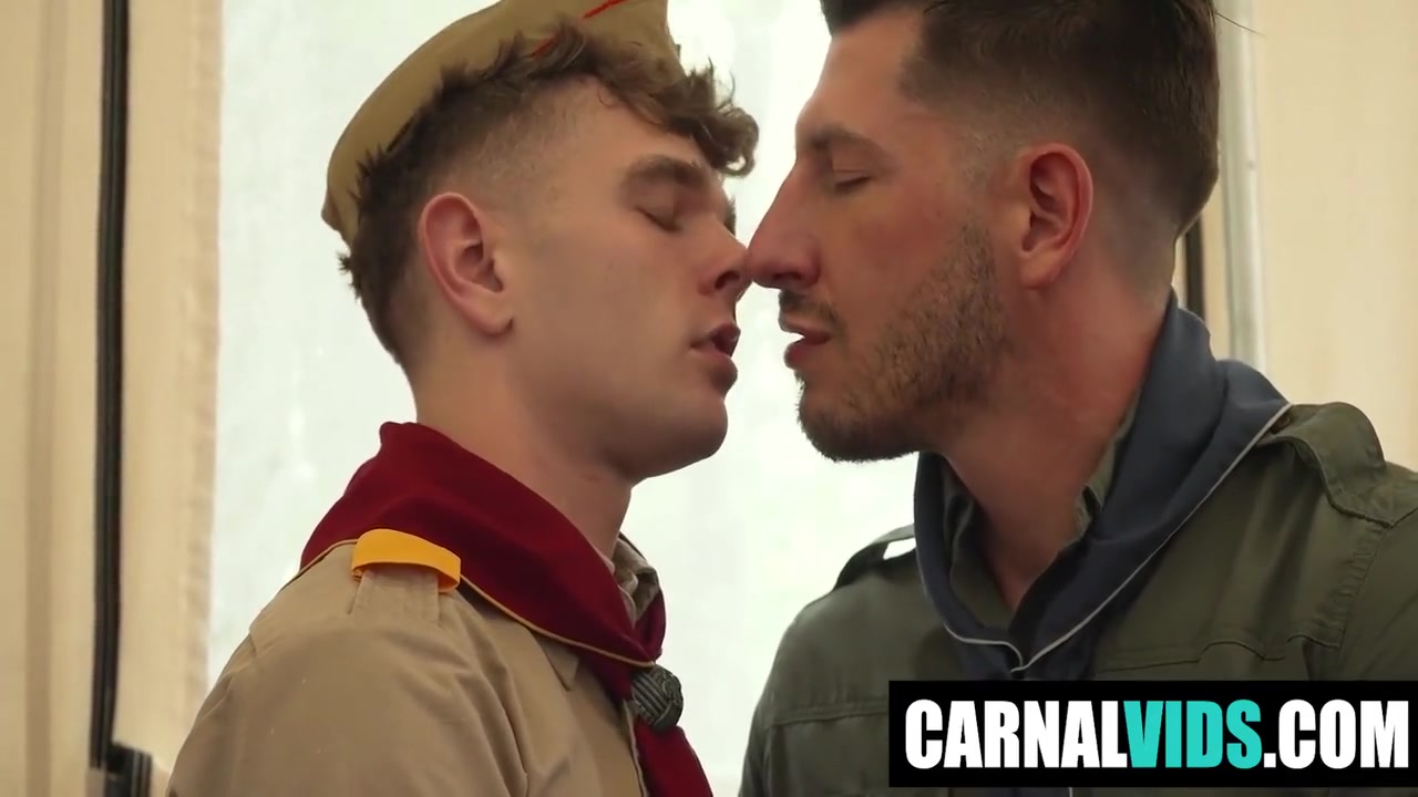 Gay Porn, Canyon Cole And Jordan Starr In Chilly Autumn Campout Turns Steamy As Scoutmaster Starr Ignites A Passionate, Tent-bound Hookup With Young Scout! 8 Min