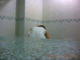 Perfect angle to record naked Japanese girls in bathrooms on cam