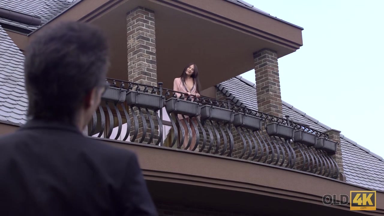 OLD4K. Amazing old and young lovemaking scene after long separation