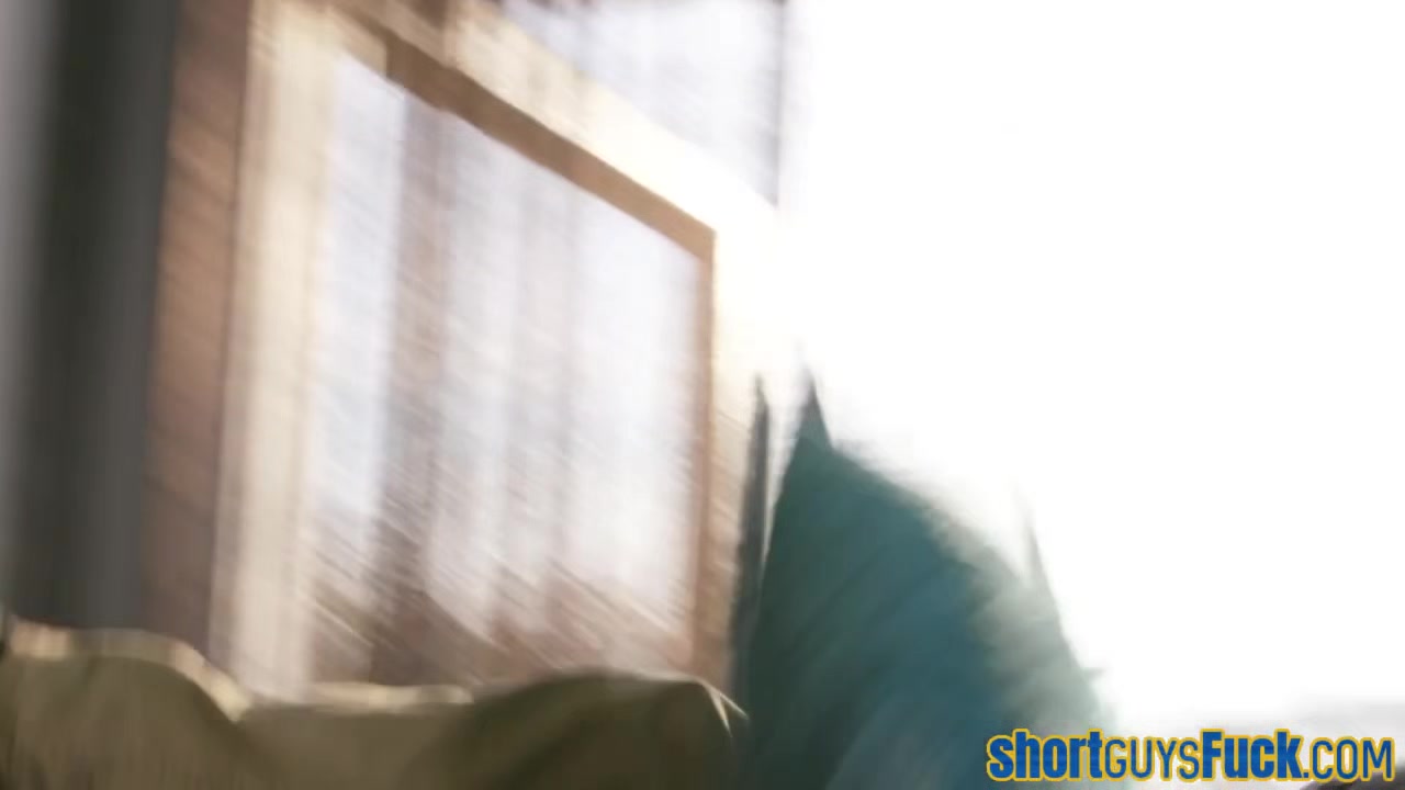 Short detective got caught by perv inked MILF in lingerie
