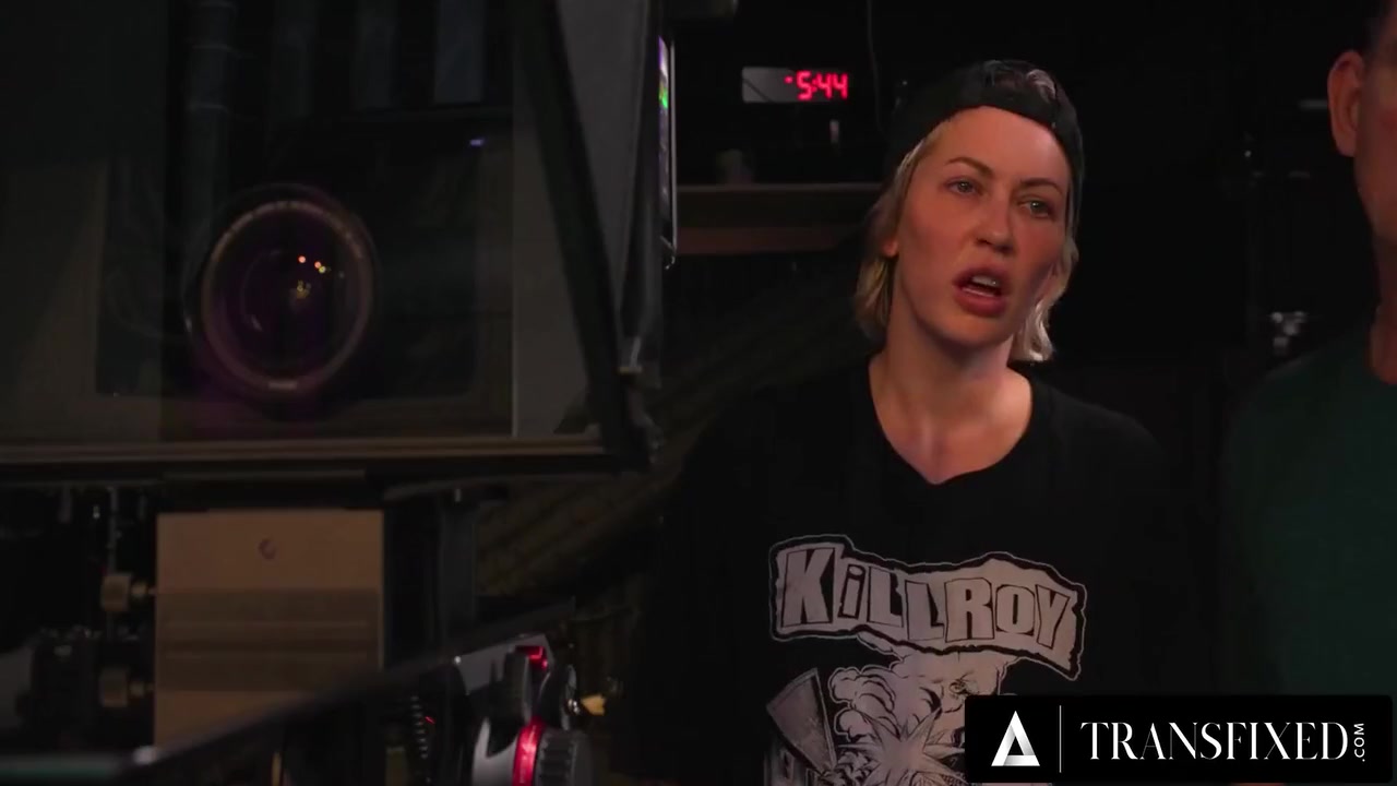 Two News Anchors Trans Get Fucked During Their Live Broadcast By Her Hot Producer - Ariel Demure And Avery Lust